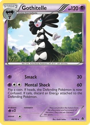 Gothitelle (48/98) [Black & White: Emerging Powers] Reverse Holofoil