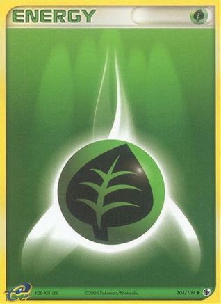 Grass Energy (104/109) [EX: Ruby & Sapphire] Reverse Holofoil