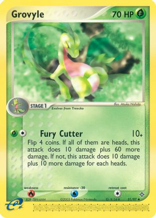 Grovyle (31/97) [EX: Dragon] Reverse Holofoil