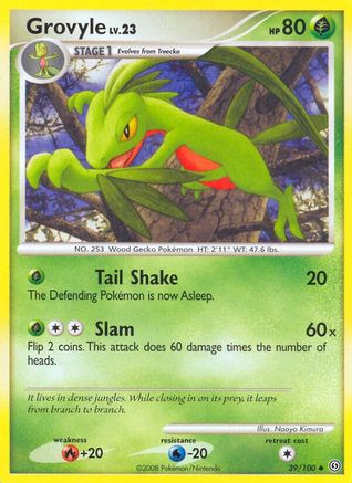Grovyle (39/100) [Diamond & Pearl: Stormfront] Reverse Holofoil