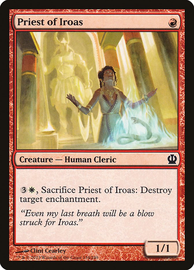 Priest of Iroas [Theros] Foil