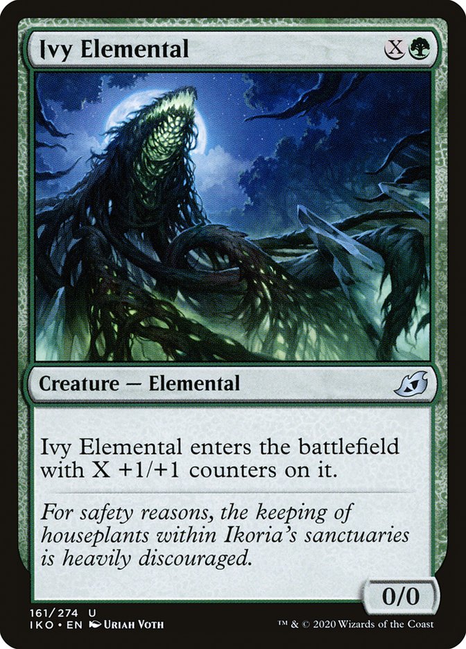 Ivy Elemental [Ikoria: Lair of Behemoths] Foil
