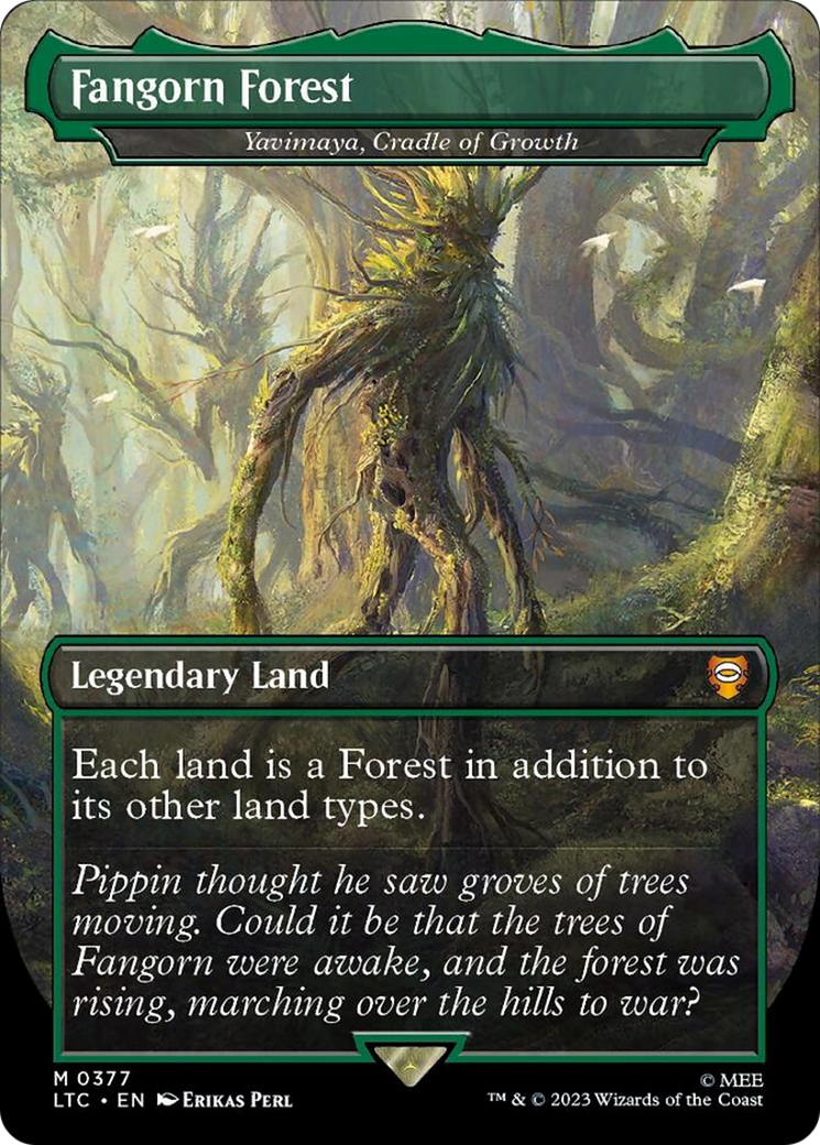 Fangorn Forest - Yavimaya, Cradle of Growth [The Lord of the Rings: Tales of Middle-Earth Commander] Foil