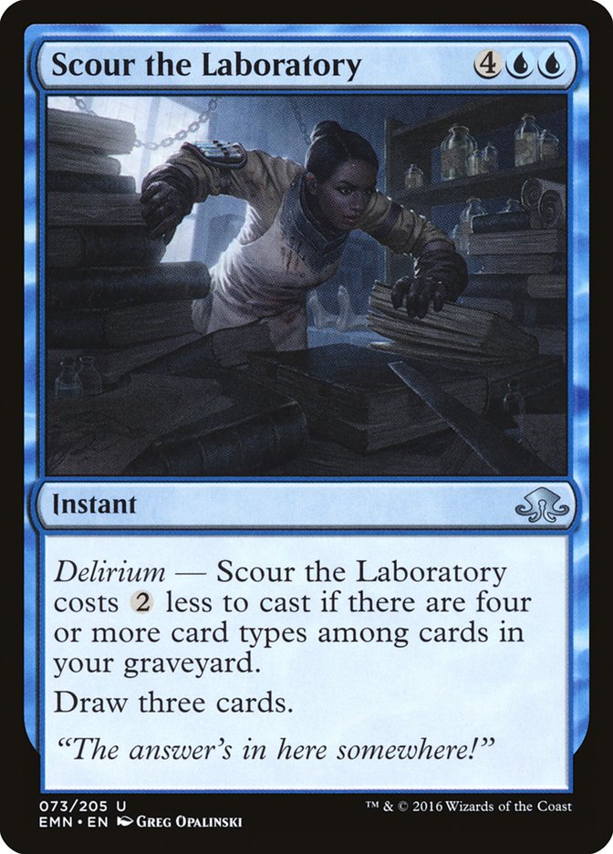 Scour the Laboratory [Eldritch Moon] Foil