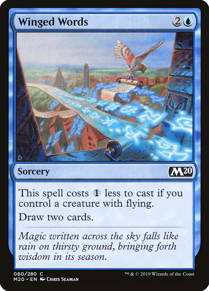 Winged Words [Core Set 2020] Foil