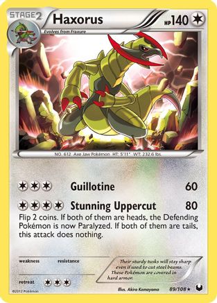 Haxorus (89/108) [Black & White: Dark Explorers] Reverse Holofoil