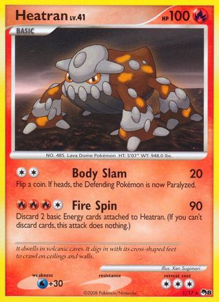 Heatran (1/17) [POP Series 8] Holofoil