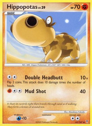 Hippopotas (61/147) [Platinum: Supreme Victors] Reverse Holofoil