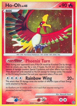 Ho-Oh (10/132) [Diamond & Pearl: Secret Wonders] Reverse Holofoil