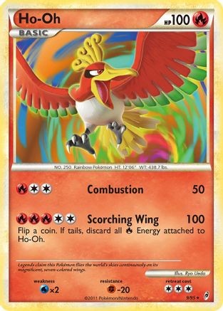 Ho-Oh (9/95) [HeartGold & SoulSilver: Call of Legends] Reverse Holofoil