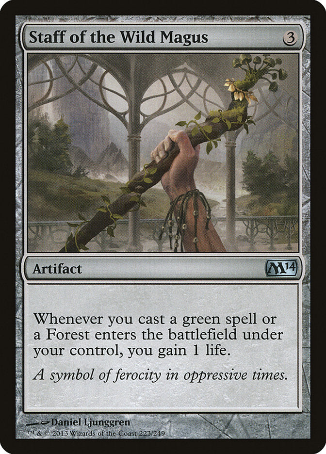 Staff of the Wild Magus [Magic 2014] Foil