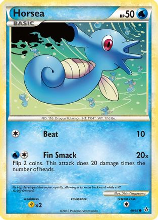 Horsea (49/95) [HeartGold & SoulSilver: Unleashed] Reverse Holofoil