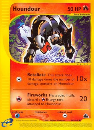 Houndour (66/144) [Skyridge] Reverse Holofoil