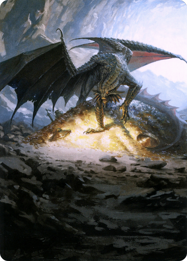 Ancient Copper Dragon // Ancient Copper Dragon  [Battle for Baldur's Gate Art Series] (Borderless)