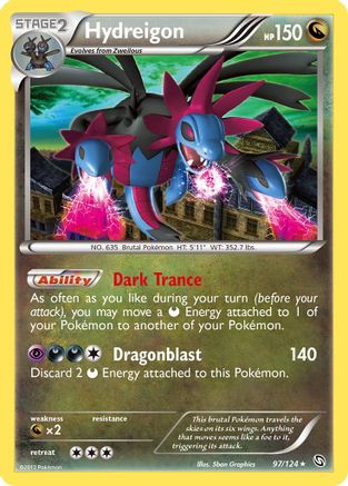 Hydreigon (97/124) [Black & White: Dragons Exalted] Reverse Holofoil