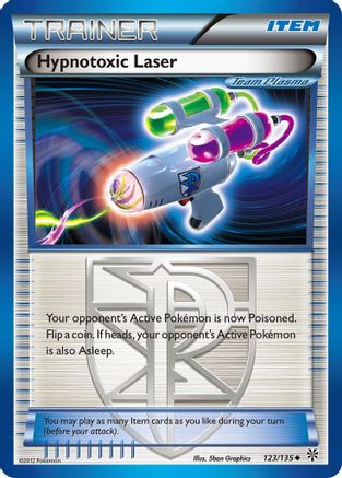 Hypnotoxic Laser (123/135) [Black & White: Plasma Storm] Reverse Holofoil