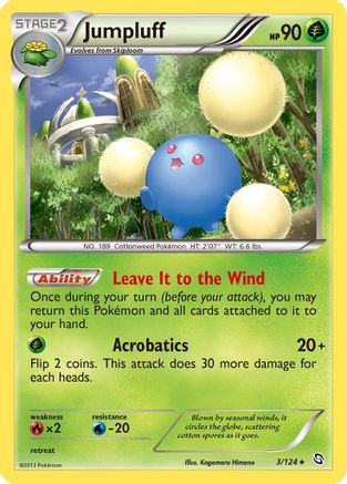 Jumpluff (3/124) [Black & White: Dragons Exalted] Reverse Holofoil