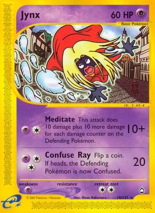 Jynx (18/147) [Aquapolis] Reverse Holofoil