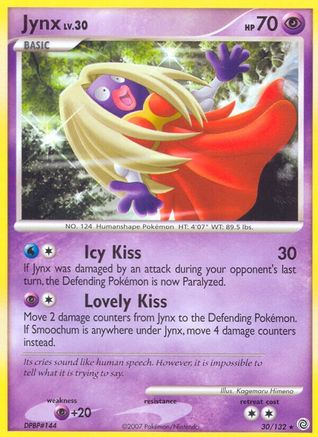 Jynx (30/132) [Diamond & Pearl: Secret Wonders] Reverse Holofoil
