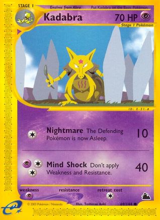 Kadabra (69/144) [Skyridge] Reverse Holofoil