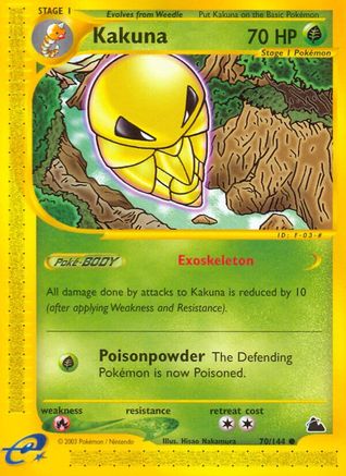 Kakuna (70/144) [Skyridge] Reverse Holofoil