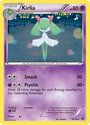 Kirlia (56/99) [Black & White: Next Destinies] Reverse Holofoil