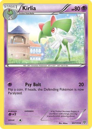 Kirlia (60/135) [Black & White: Plasma Storm] Reverse Holofoil