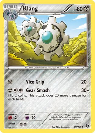Klang (89/135) [Black & White: Plasma Storm] Reverse Holofoil