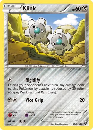 Klink (88/135) [Black & White: Plasma Storm] Reverse Holofoil