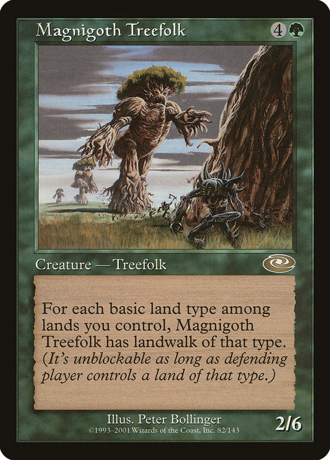 Magnigoth Treefolk [Planeshift] Foil