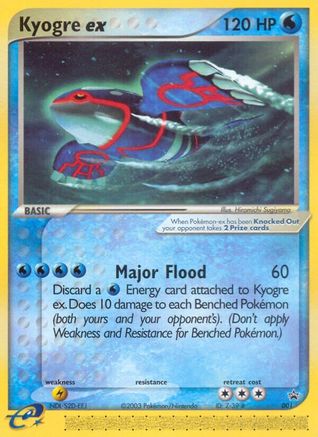Kyogre ex (001) [Nintendo: Black Star Promos] Holofoil