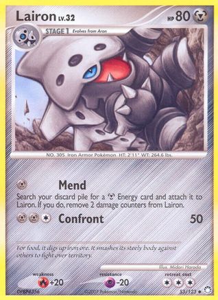 Lairon (53/123) [Diamond & Pearl: Mysterious Treasures] Reverse Holofoil