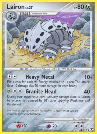 Lairon (44/111) [Platinum: Rising Rivals] Reverse Holofoil