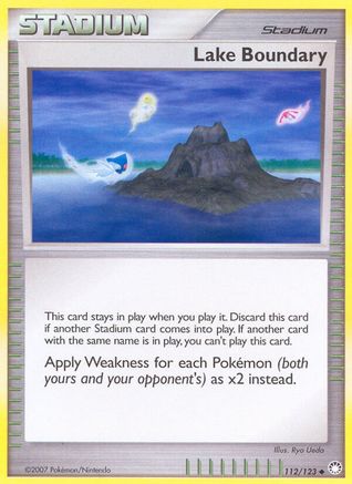Lake Boundary (112/123) [Diamond & Pearl: Mysterious Treasures] Reverse Holofoil