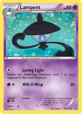 Lampent (59/101) [Black & White: Noble Victories] Reverse Holofoil