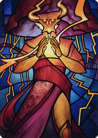 Najal, the Storm Runner // Najal, the Storm Runner  [Dominaria United Art Series] (Borderless) Foil