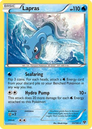 Lapras (35/146) [XY: Base Set] Reverse Holofoil