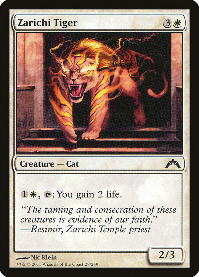Zarichi Tiger [Gatecrash] Foil