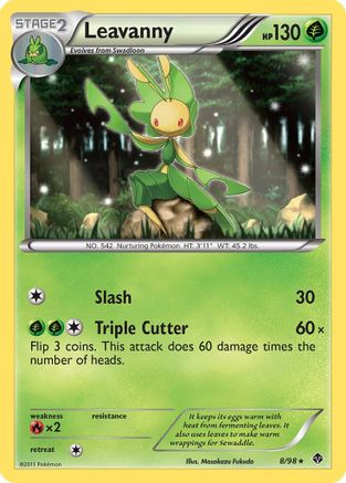 Leavanny (8/98) [Black & White: Emerging Powers] Reverse Holofoil