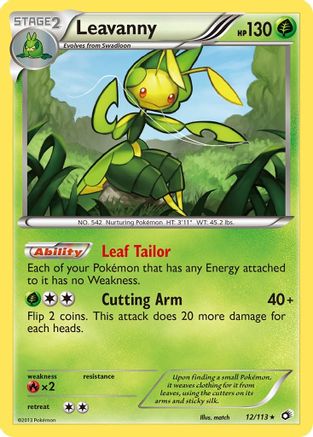 Leavanny (12/113) [Black & White: Legendary Treasures] Reverse Holofoil