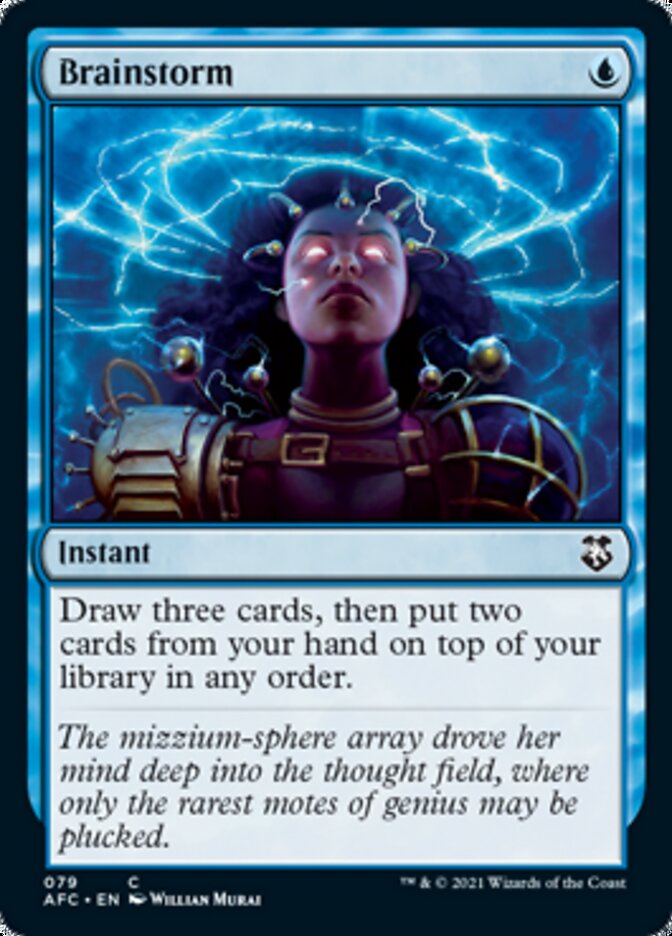 Brainstorm [Dungeons & Dragons: Adventures in the Forgotten Realms Commander] Foil