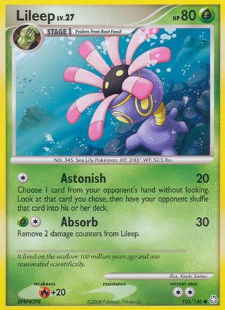 Lileep (105/146) [Diamond & Pearl: Legends Awakened] Reverse Holofoil