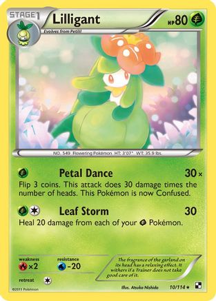 Lilligant (10/114) [Black & White: Base Set] Reverse Holofoil