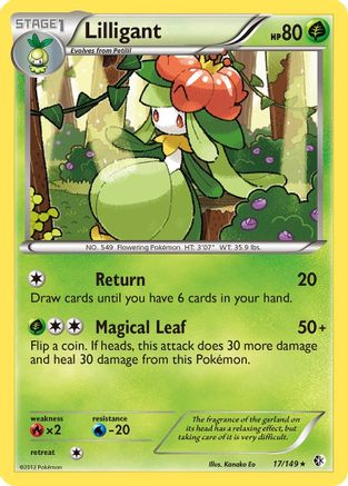 Lilligant (17/149) [Black & White: Boundaries Crossed] Reverse Holofoil