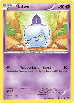 Litwick (58/101) [Black & White: Noble Victories] Reverse Holofoil