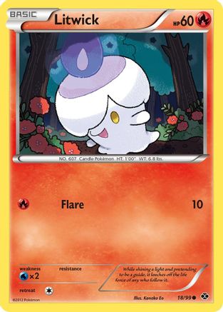 Litwick (18/99) [Black & White: Next Destinies] Reverse Holofoil