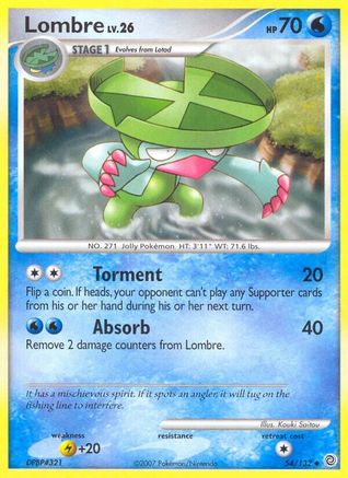 Lombre (54/132) [Diamond & Pearl: Secret Wonders] Reverse Holofoil