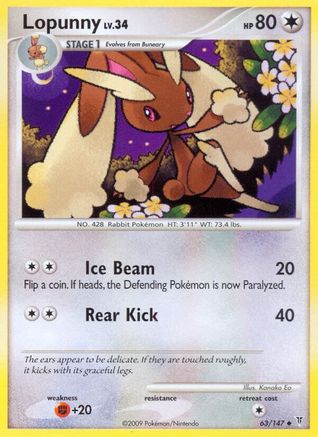 Lopunny (63/147) [Platinum: Supreme Victors] Reverse Holofoil