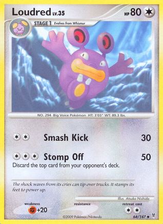Loudred (64/147) [Platinum: Supreme Victors] Reverse Holofoil