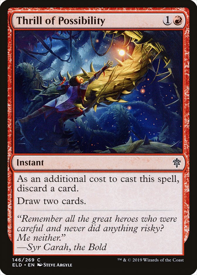 Thrill of Possibility [Throne of Eldraine] Foil